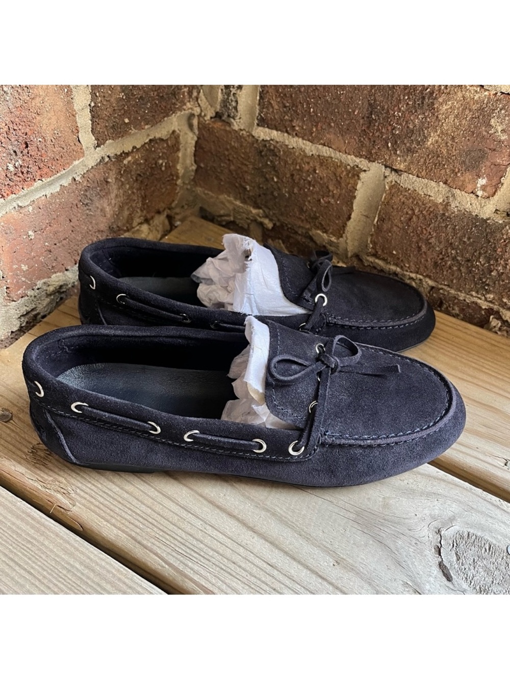 Everlane Shoes 7 Moccasins Loafers Blue - Picture 11 of 16